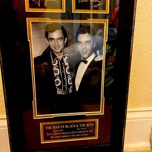 Johnny Cash and Elvis Presley